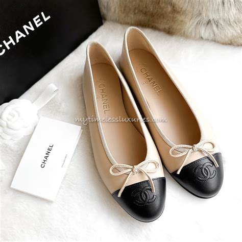 ballerine chanel costo|chanel ballet flats beige.